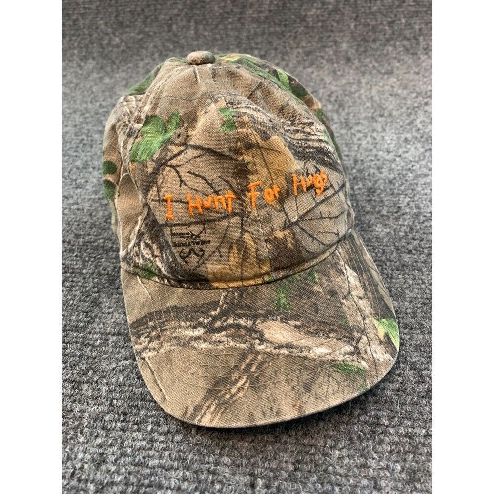 Cabelas Realtree Hat Toddler One Size Camo Hunt For Hugs Spell Out Cap